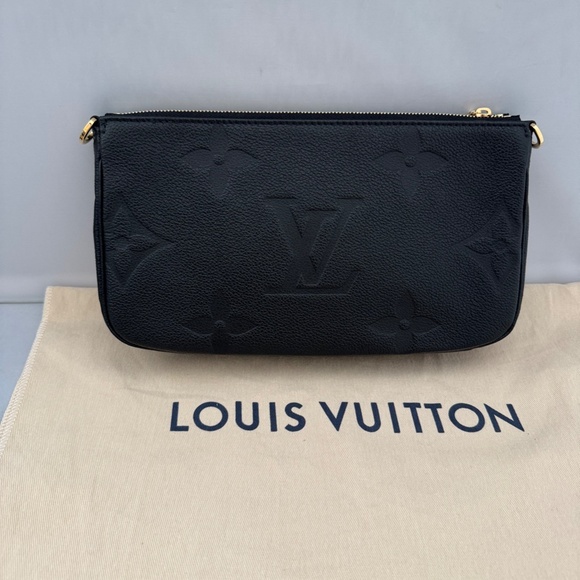 LOUIS VUITTON Empreinte Monogram Giant Multi Pochette Accessories Large … - Picture 8 of 10